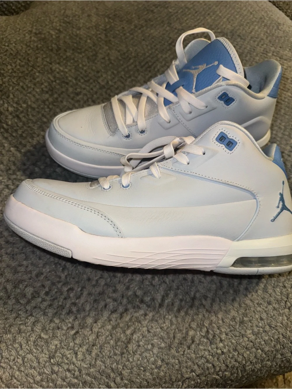 Jordan size 11 Men's Light Blue and White Basketball Shoes
